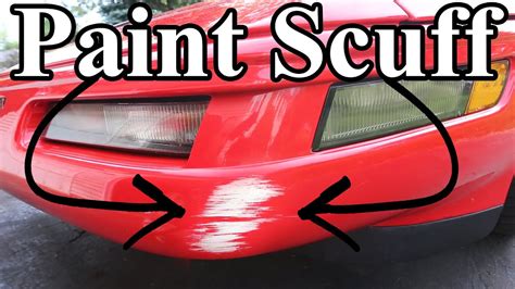 i scuffed my car|getting paint scuff off car.